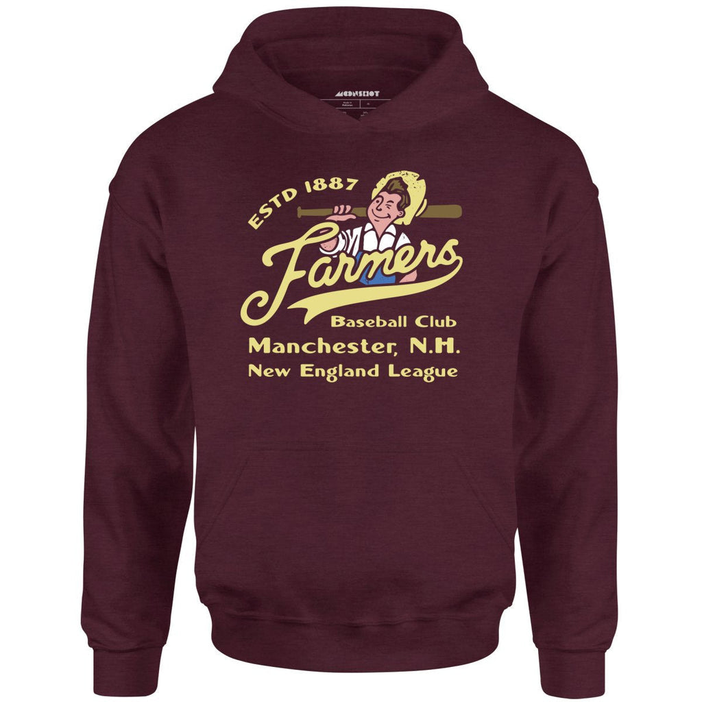 Manchester Farmers - New Hampshire - Vintage Defunct Baseball Teams - Unisex