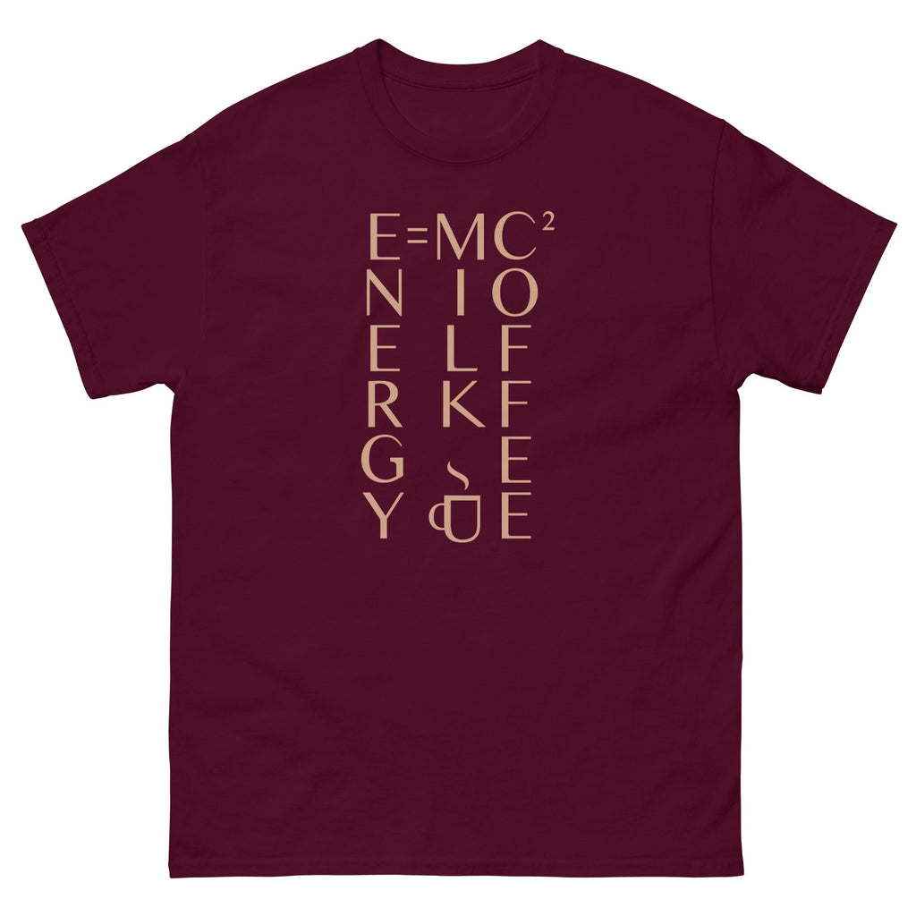 Energy Equals Milk Times Coffee Squared Men's Classic Tee