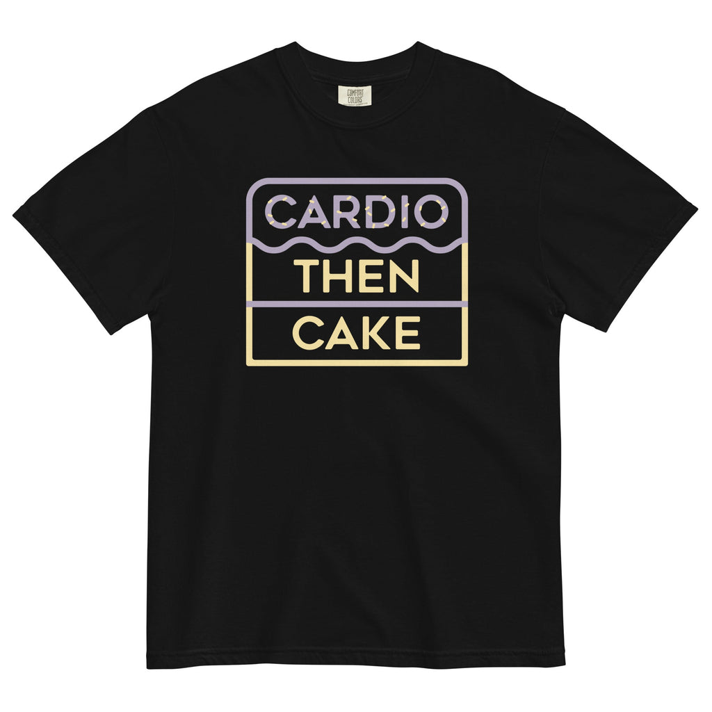 Cardio Then Cake Men's Relaxed Fit Tee