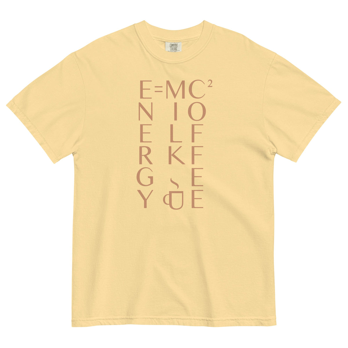 Energy Equals Milk Times Coffee Squared Men's Relaxed Fit Tee