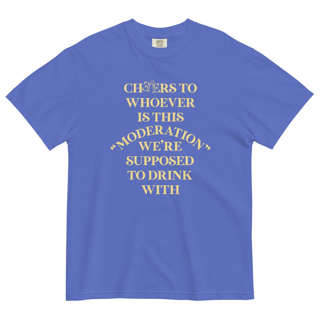 Cheers To Whoever Is This Moderation Men's Relaxed Fit Tee