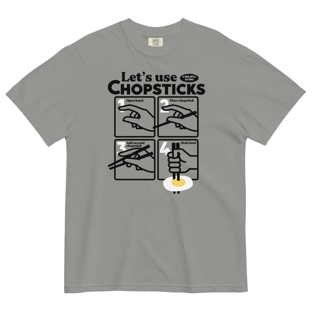 Let's Use Chopsticks Men's Relaxed Fit Tee