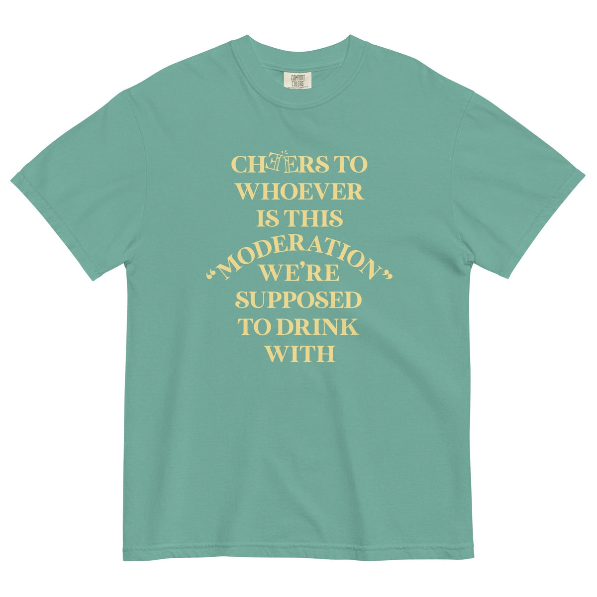 Cheers To Whoever Is This Moderation Men's Relaxed Fit Tee
