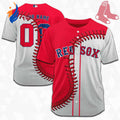 MLB Boston Red Sox Personalized Mix Baseball Jersey Gift for Men Women - Bafud