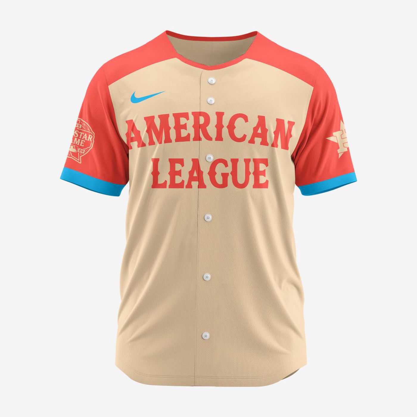 MLB Houston Astros Personalized 2024 All Star Game Baseball Jersey - Bafud