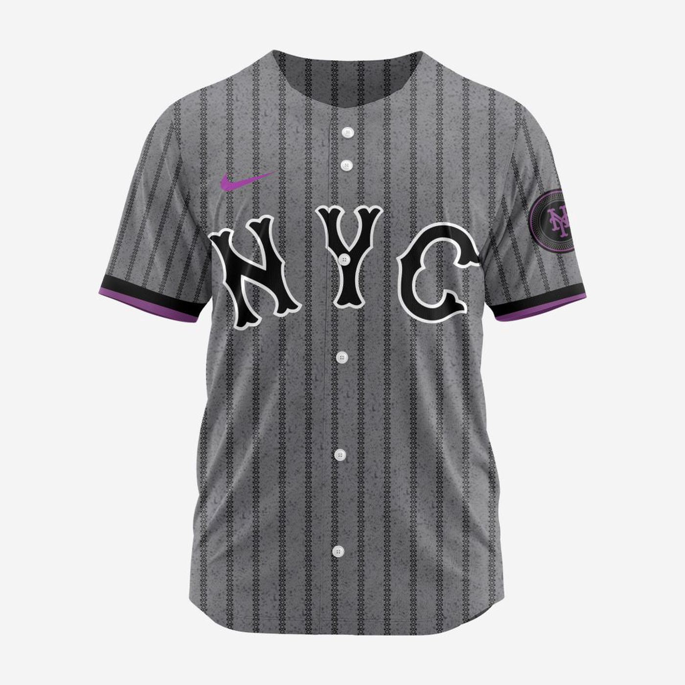 MLB New York Mets Personalized 2024 City Connect Baseball Jersey Design - Bafud