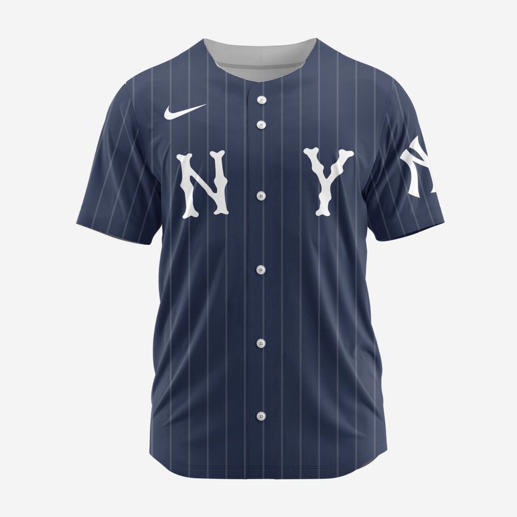MLB New York Yankees Personalized Alternate Design Concept Baseball Jersey 2402 - Bafud