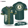 MLB Oakland Athletics Custom Name Baseball Jersey V2 Unisex Shirt, Gift For Men And Women - Aopprinter
