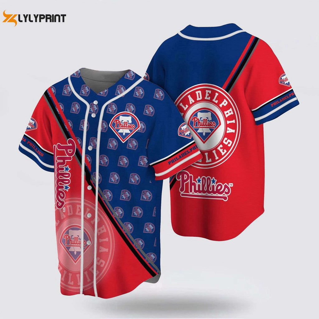 Authentic MLB Philadelphia Phillies Baseball Jersey - Sleek Fan Design - Gift for Men Women - lylyprint.com
