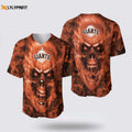 MLB San Francisco Giants Baseball Jersey: Stylish Skull Symbolizing Passion for Fans - lylyprint.com