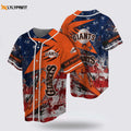 Show Your Support: MLB San Francisco Giants Jersey with US Flag – Perfect for Fans! - lylyprint.com