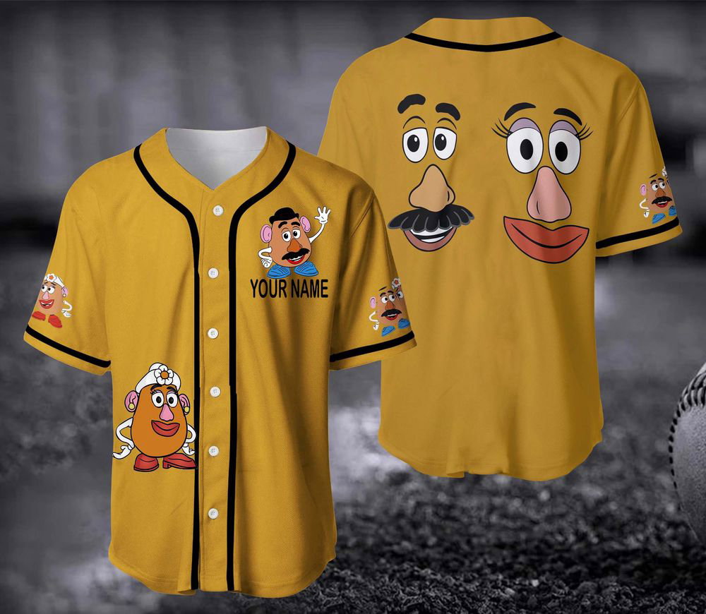 Mr and Mrs Potato Heads Baseball Jersey - lylyprint.com