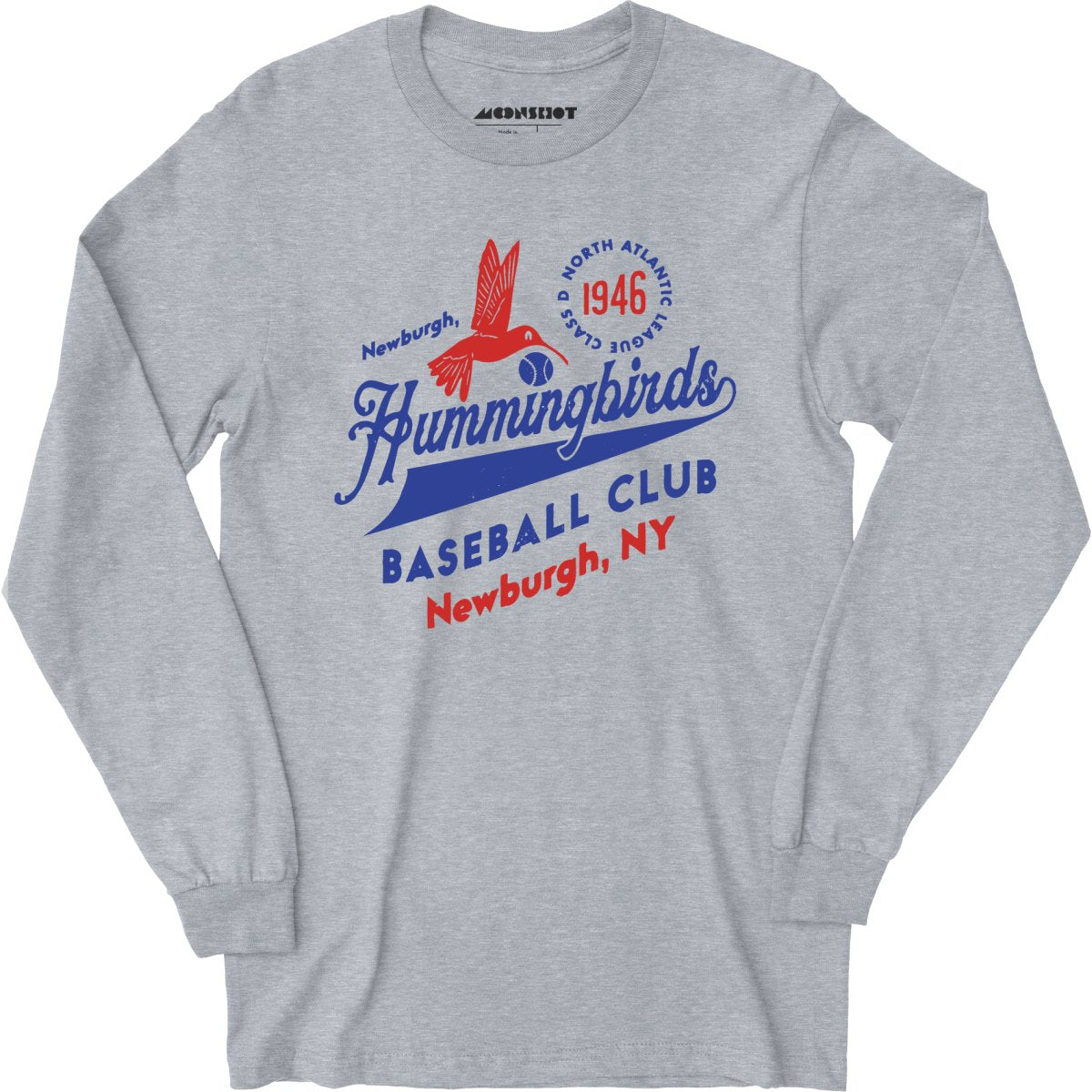 Newburgh Hummingbirds - New York - Vintage Defunct Baseball Teams - Long Sleeve