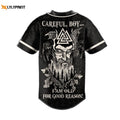 Old For Good Reason Viking Custom Baseball Jersey For Men Women, skull lover, Baseball Fans Gift - lylyprint.com