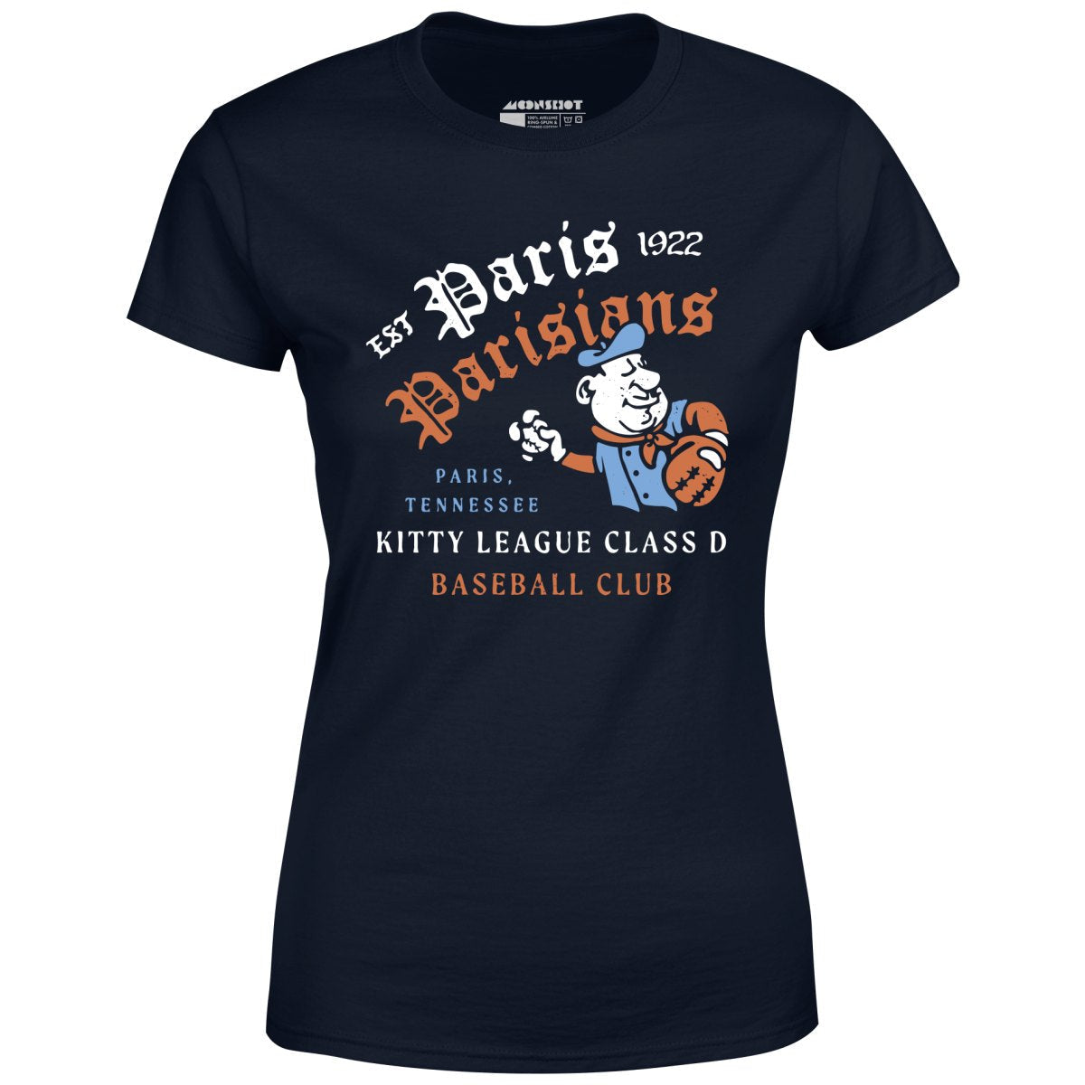 Paris Parisians - Tennessee - Vintage Defunct Baseball Teams - Women's