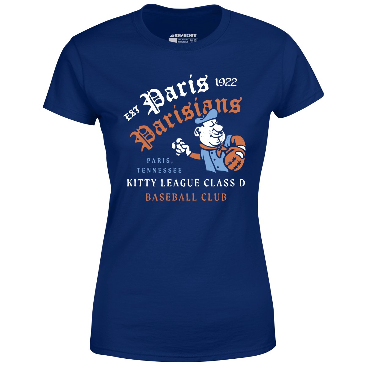 Paris Parisians - Tennessee - Vintage Defunct Baseball Teams - Women's