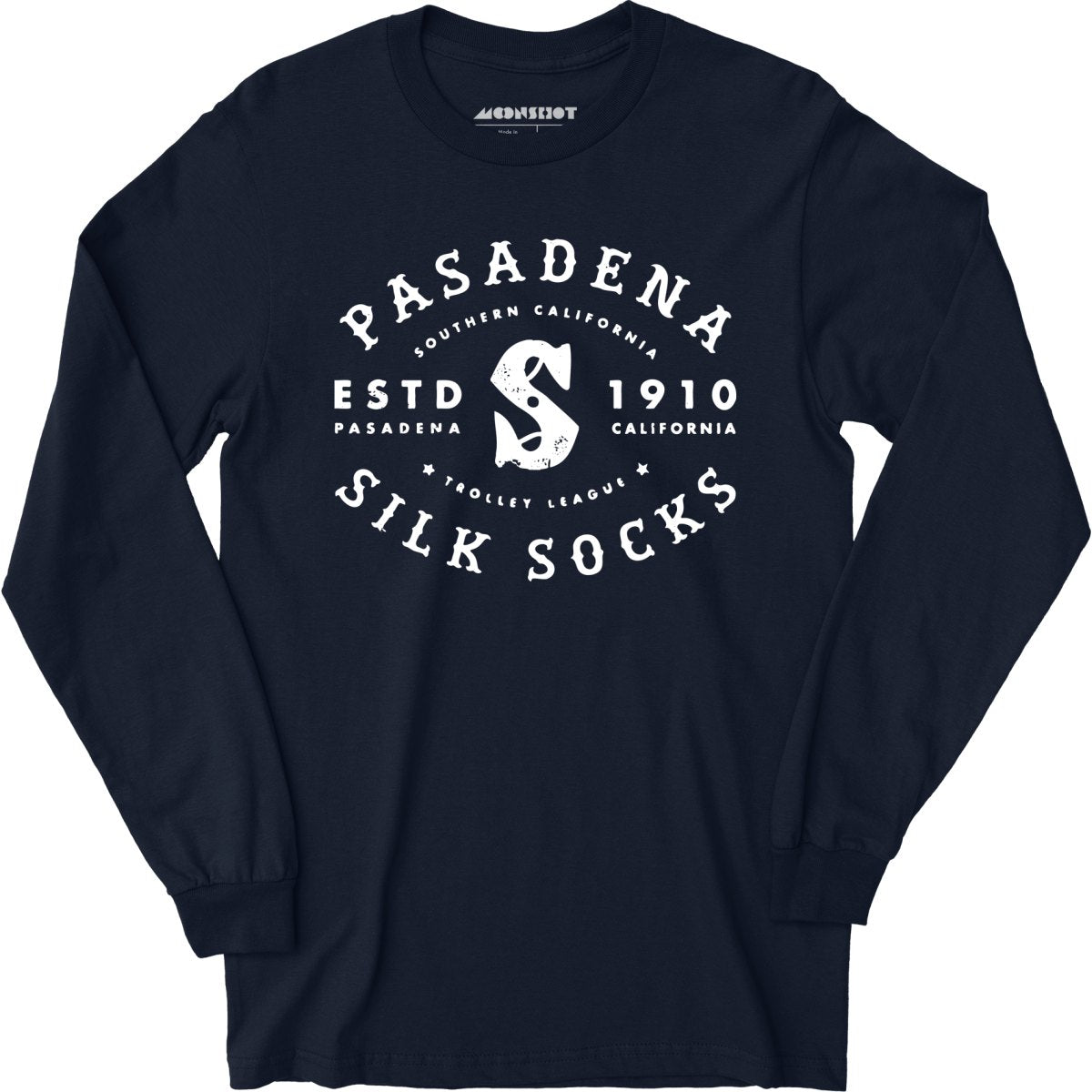 Pasadena Silk Socks - California - Vintage Defunct Baseball Teams - Long Sleeve