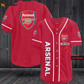 Personalized Arsenal All Over Print Unisex Baseball Jersey - lylyprint.com