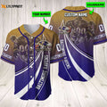 Personalized Baltimore Ravens Baseball Jersey Baseball Jersey Mascot Gift For Men Women - lylyprint.com