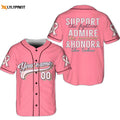 Personalized Breast Cancer Support Name And Number Baseball Jersey For Men Women - lylyprint.com