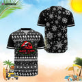 Personalized Christmas Special Rave Edm Baseball Jersey - Aopprinter