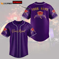 Personalized Crown Royal All Over Print Unisex Baseball Jersey - Solid Purple - lylyprint.com