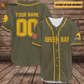 Personalized Green Bay Baseball Shirt, Green Bay Baseball Jersey - lylyprint.com