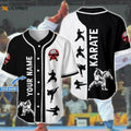 Personalized Karate All Over Print Unisex Baseball Jersey - Gift for Men Women - lylyprint.com