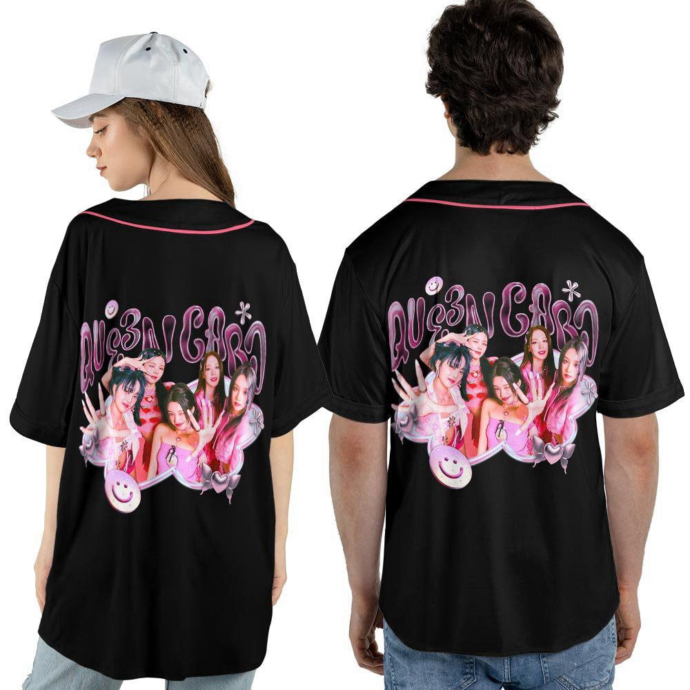 Personalized Name Gi-dle Kpop Jersey Baseball, Kpop Baseball Jersey For Men Women - lylyprint.com