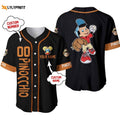 Personalized Pinocchio Playing Baseball All Over Print Baseball Jersey - lylyprint.com