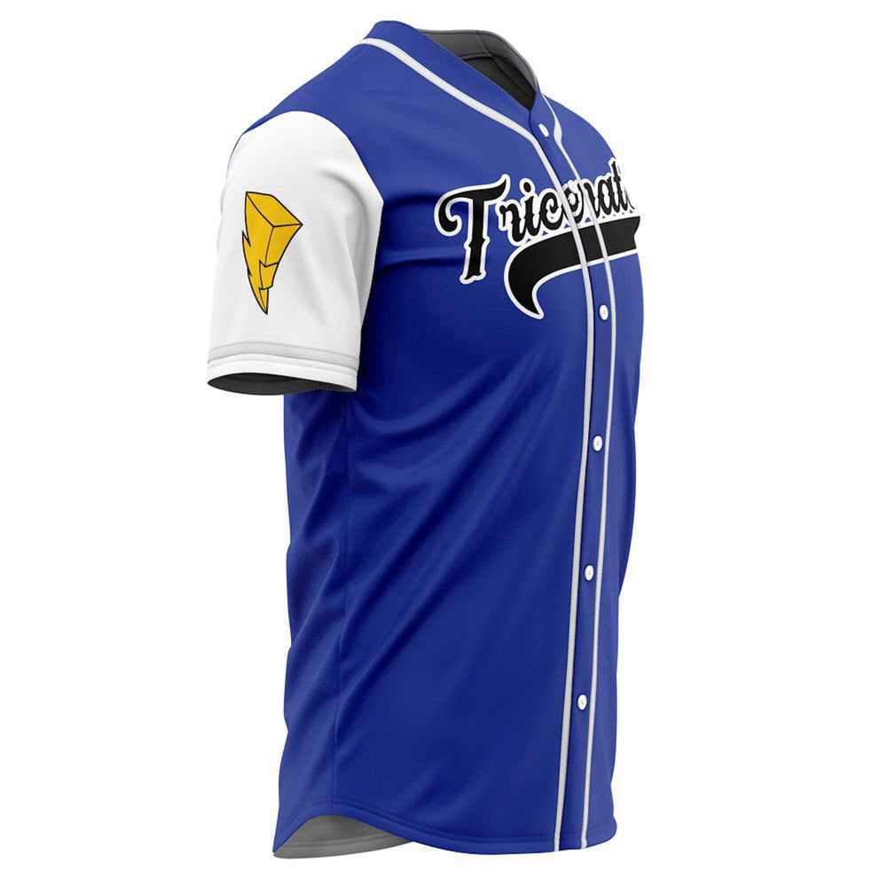 Personalized Power Rangers Blue Ranger Baseball Jersey For Men Women - lylyprint.com