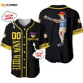 Personalized Snow White Princess Playing Baseball All Over Print Baseball Jersey - lylyprint.com