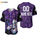 Personalized Ursula Pattern The Little Mermaid All Over Print Baseball Jersey - lylyprint.com