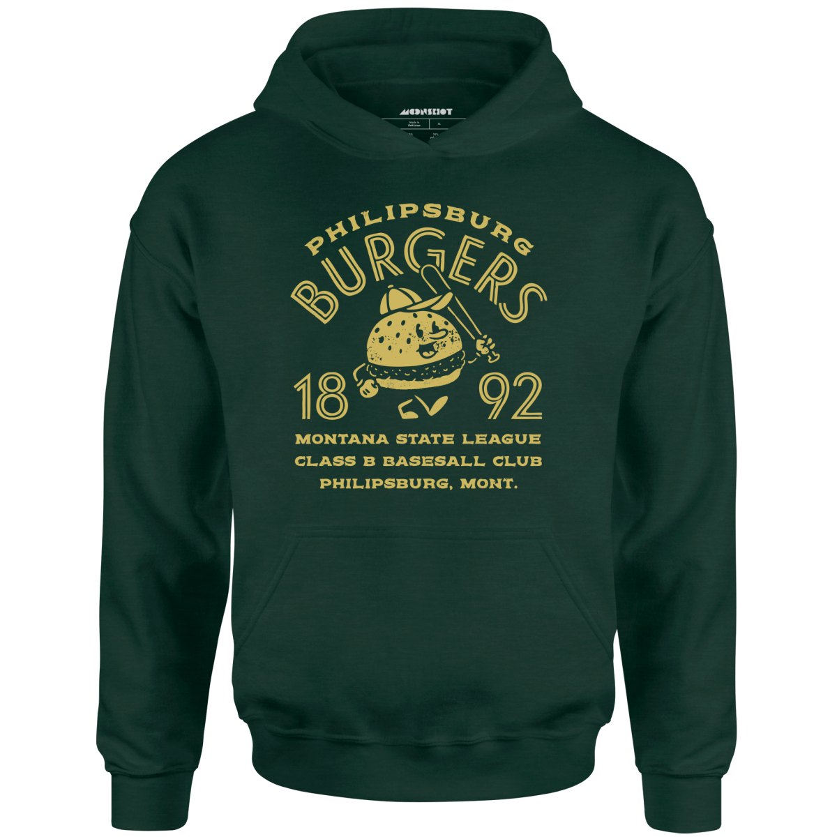 Philipsburg Burgers - Montana - Vintage Defunct Baseball Teams - Unisex