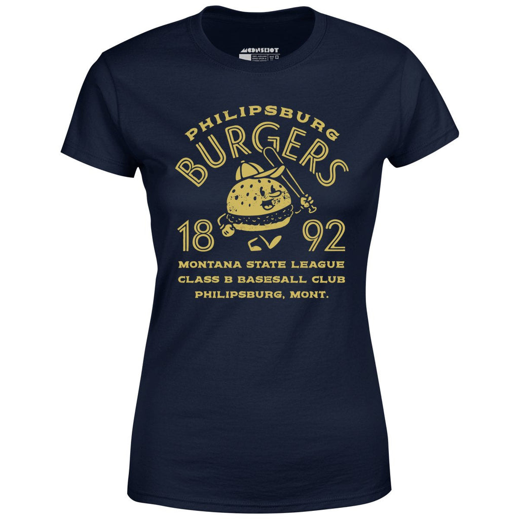 Philipsburg Burgers - Montana - Vintage Defunct Baseball Teams - Women's
