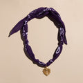 Purple Bandana Necklace