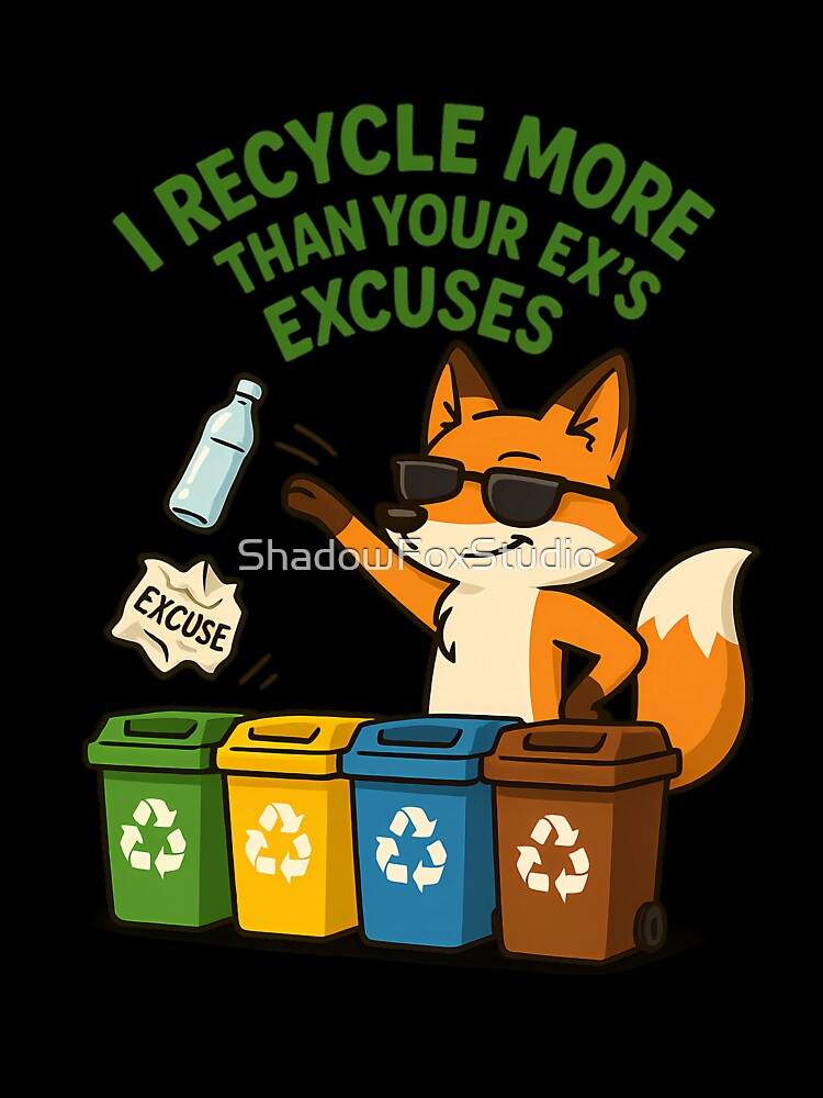 Recycle Like a Fox – No Excuses, Just Bins by ShadowFoxStudio