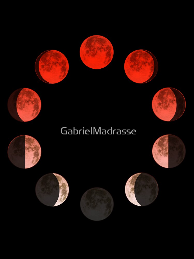 Moon phases by GabrielMadrasse