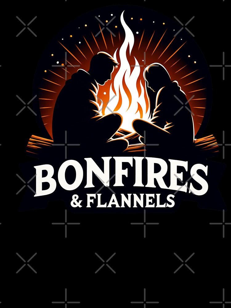 Bonfires and Flannels Fall Autumn by sparsonboutique