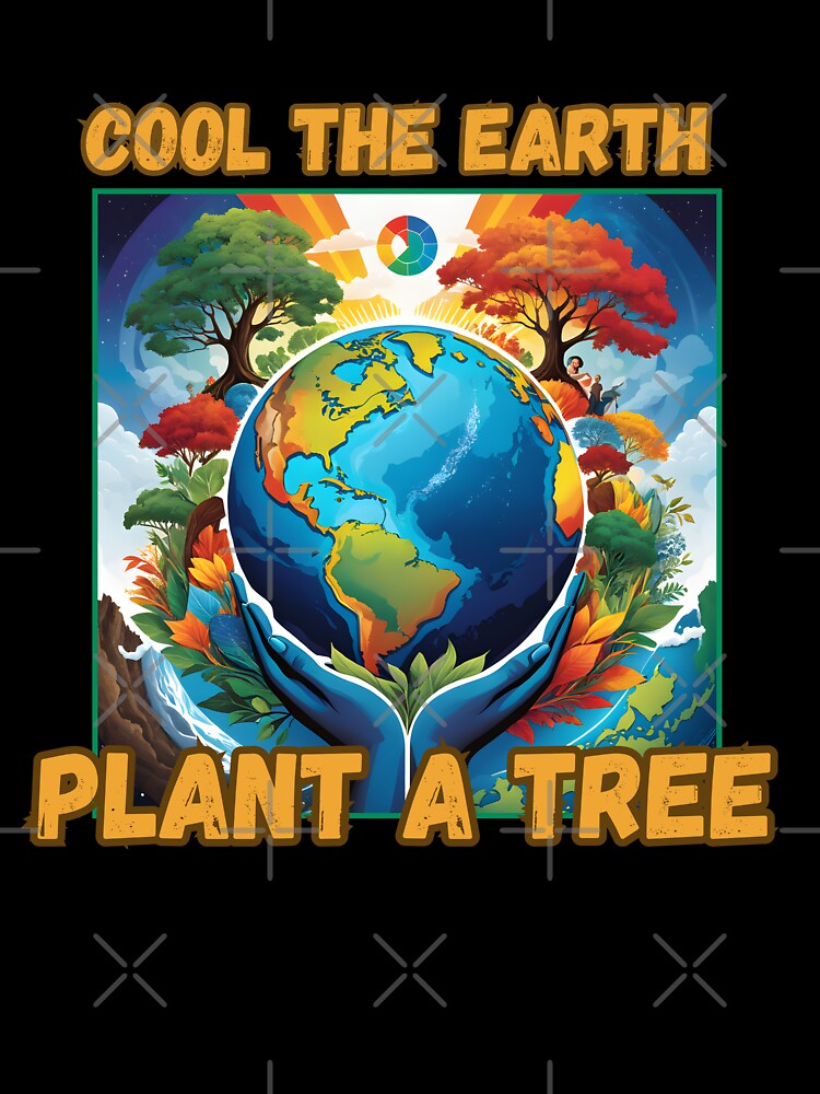 Plant a tree, Cool the Earth by Prints and Lifestyle