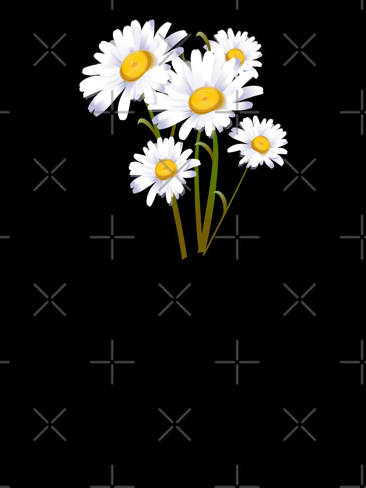 Bloom White Watercolor Summer Flowers Pattern by ArtCornerStudio