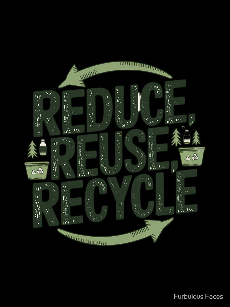 Sustainable Living Bold Statement Art by Furbulous Faces