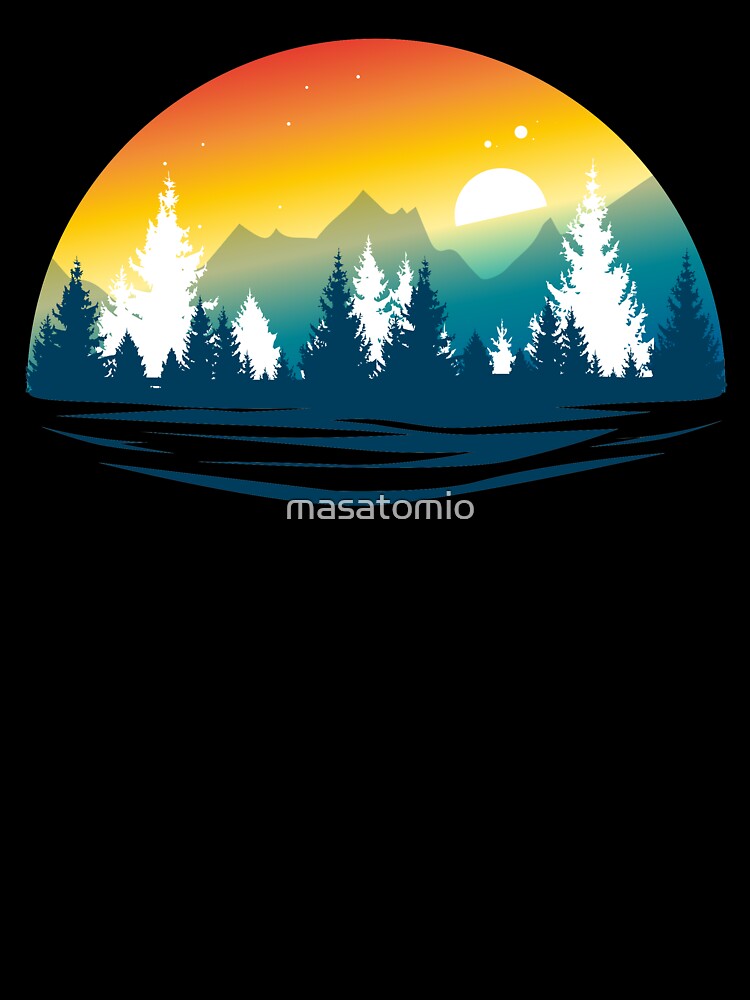 Scenic forest landscape by masatomio