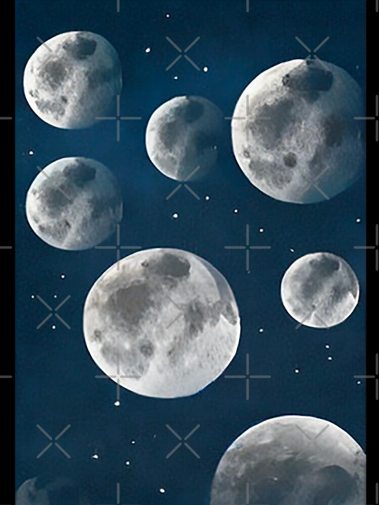 Moon Print, Moon Phases, Moon Wall Print, Moon Poster, Moon Prints, Moon Wall Art, Moon Phases Print, Moon Phases Poster, The Moon by Sadokartista