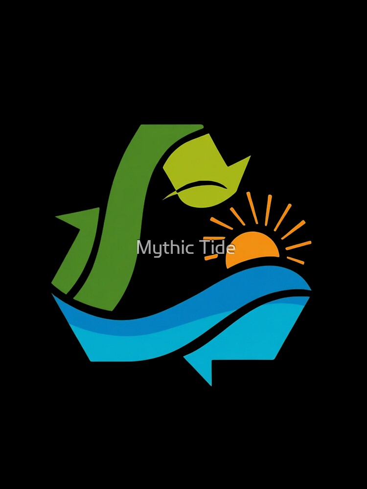 Recycling Icon – Modern Eco Lifestyle Graphic by Mythic Tide