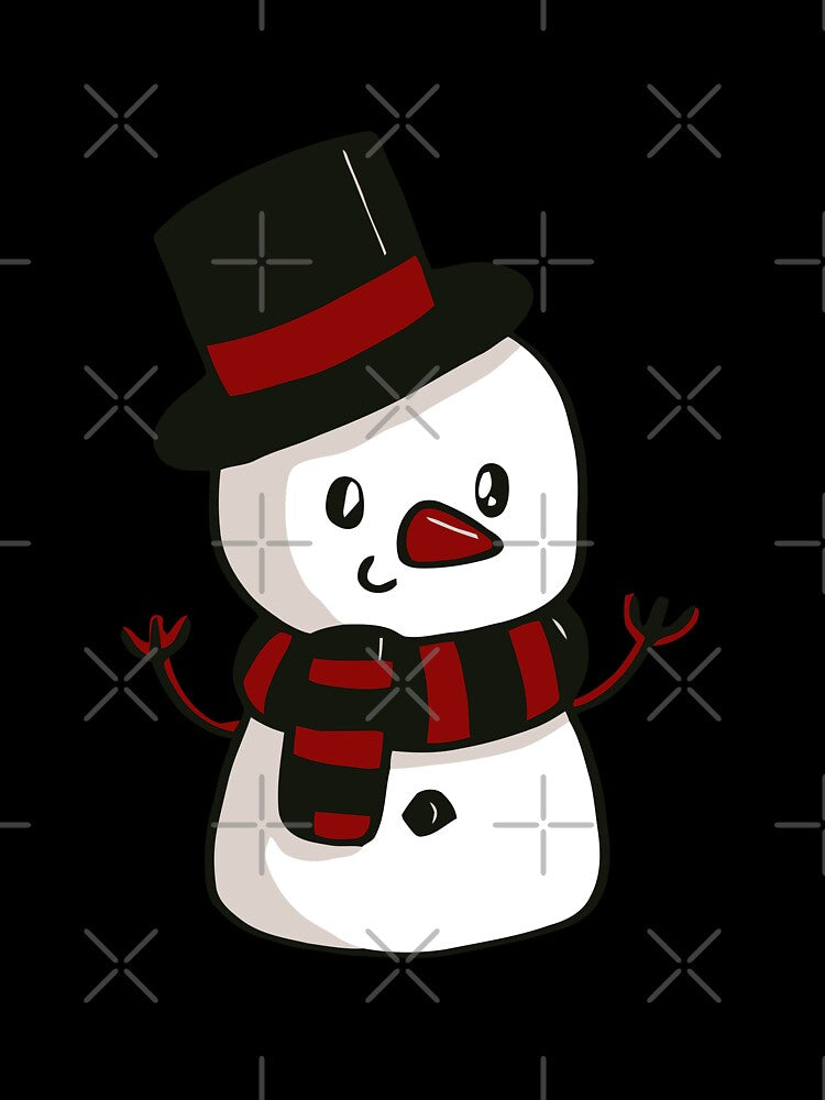 Snowman Kawaii Cute by MarRodG