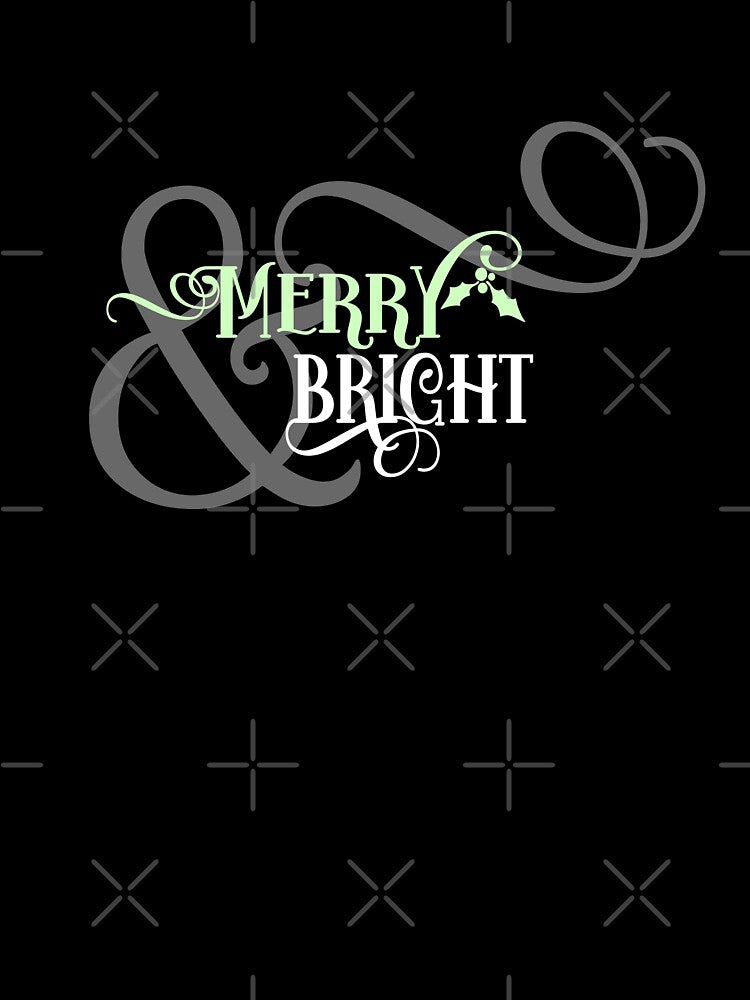 merry and bright lettering christmas by PicturePatty