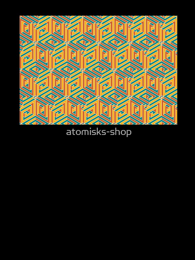 fibocube color way #1 tessellation by atomisks-shop
