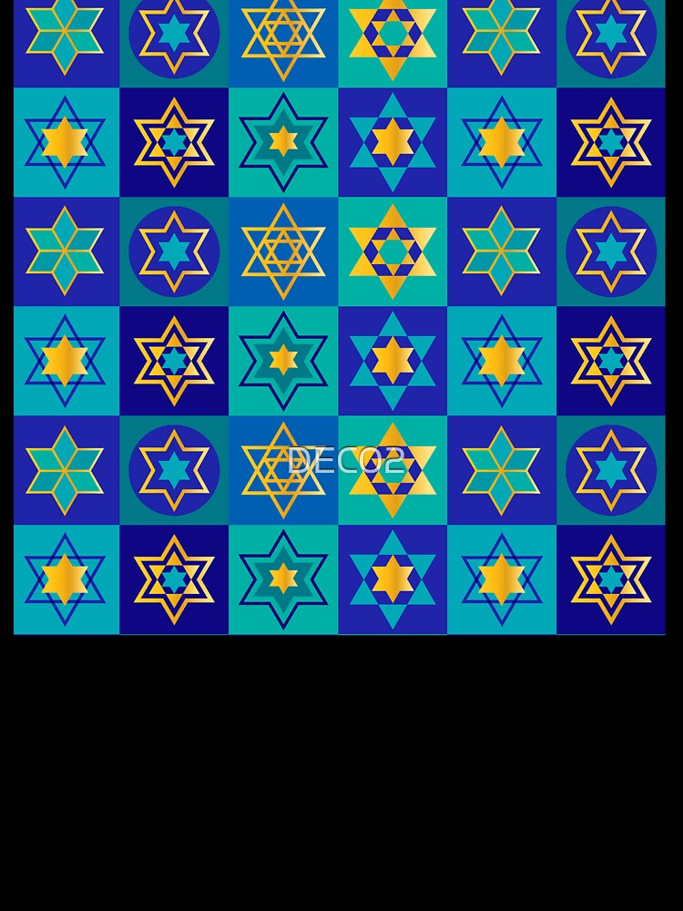 Hanukkah Holidays Elegant Star of David Pattern by DEC02