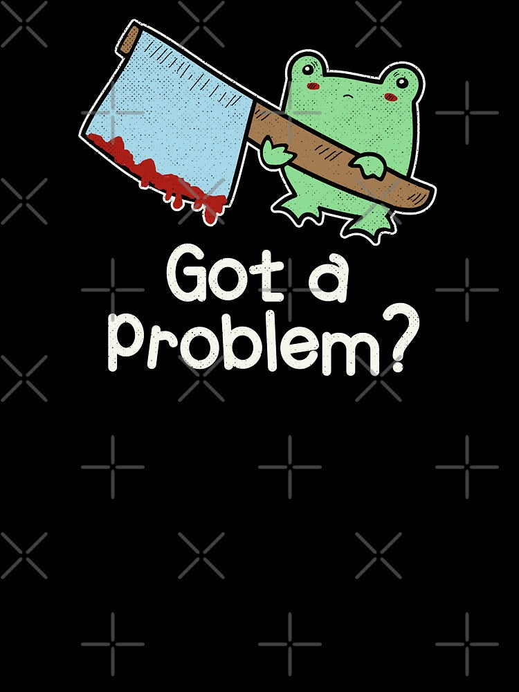 Funny Kawaii Creepy Mad Halloween Froggy by GrimButterfly